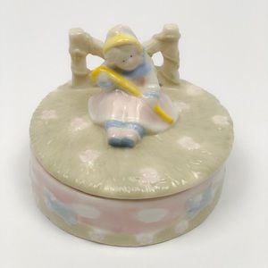 Little Bo Beep Ceramic Baby Keepsake